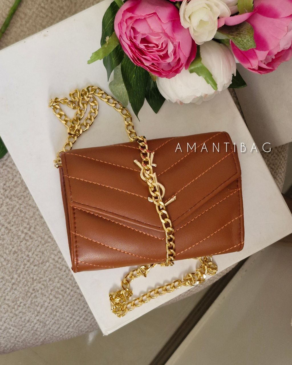 مینی بگ وای اس ال زنانه جنس چرم وارداتی