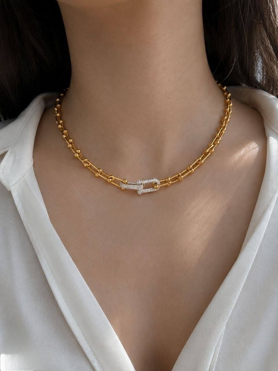 گردنبند رنگ ثابت ژوپینگ تیفانی